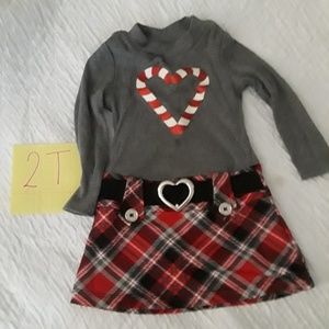 Baby candy cane dress